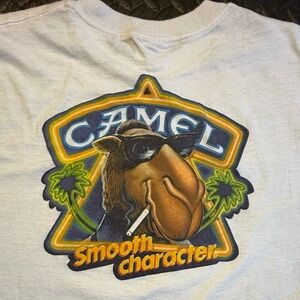 90’s Vintage Camel Smooth Character Graphic White T-Shirt Size XL